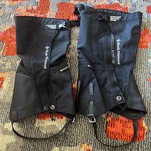 Black diamond apex gaiters LARGE